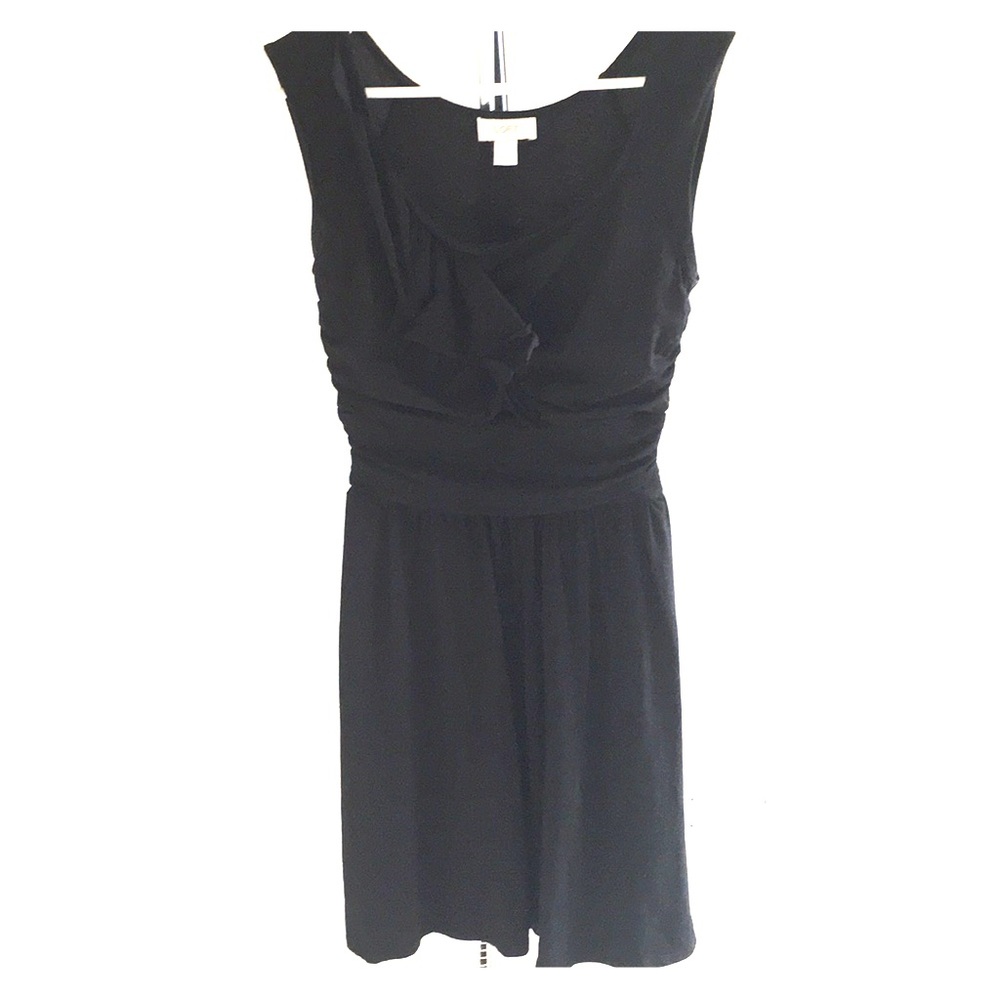 Ann Taylor LOFT black cotton dress